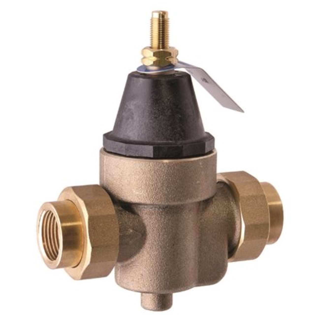 Aqualine Lead Free Pressure Regulator Double Union (25-75PSI) PRV4