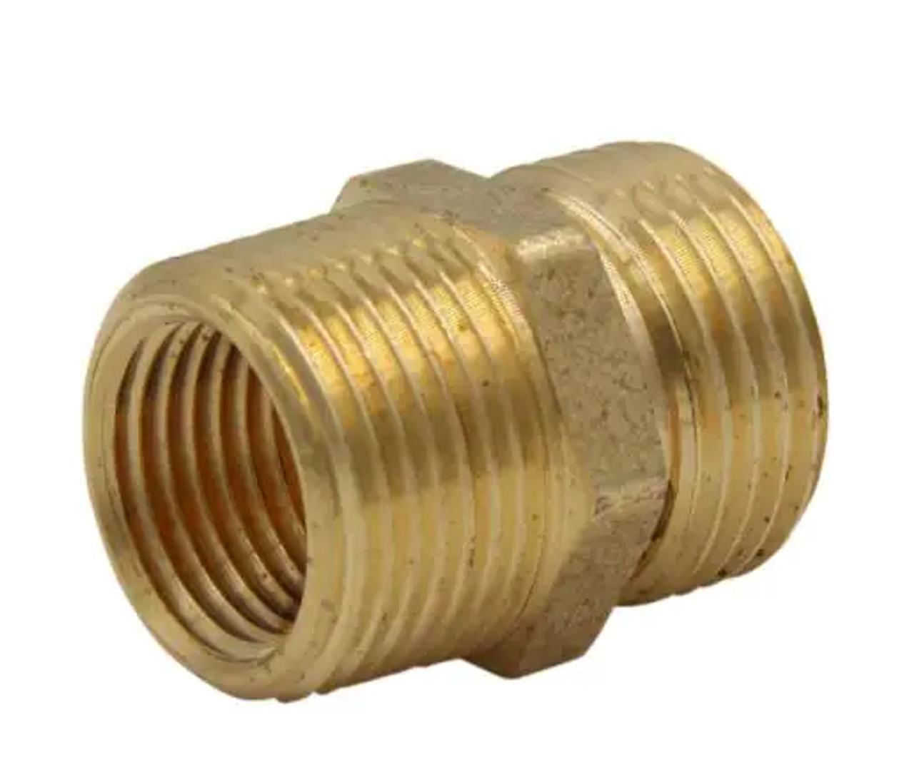 3/4" Male Hose Thread x 3/4" Male Pipe x 1/2" Fpt Thread NON-SWIVEL