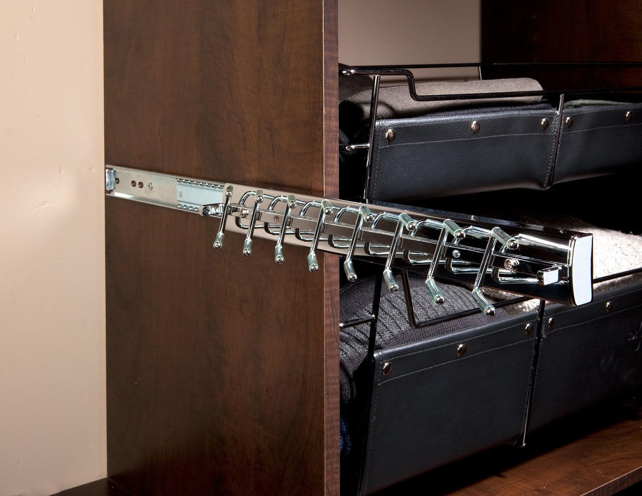  Rev-A-Shelf  14" Deluxe Pop-Out Tie Rack TRCPOSL-14 Series 