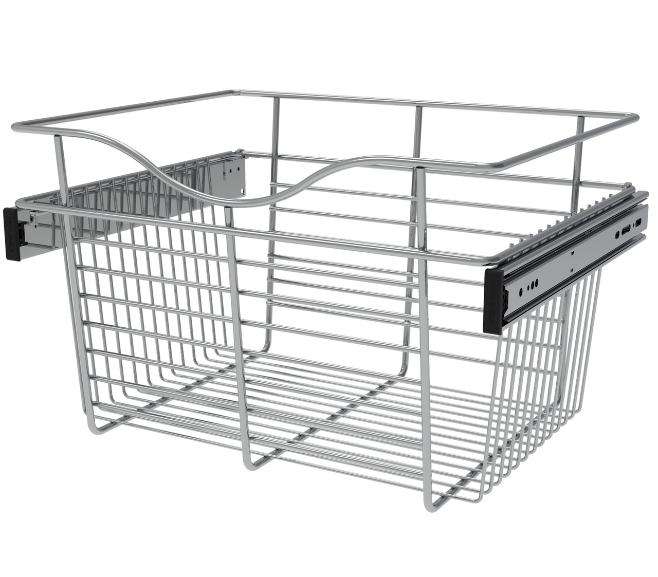 Rev-A-Shelf Wire Pull Baskets 18" Wide - 14" Deep - 3 Heights-3 Finishes