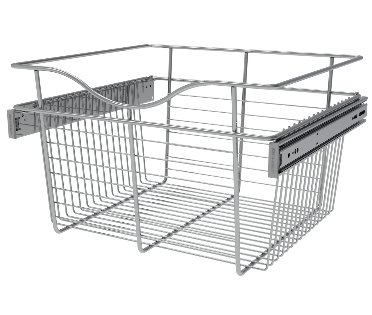 Rev-A-Shelf Wire Pull Baskets 18" Wide - 16" Deep - 3 Heights-3 Finishes