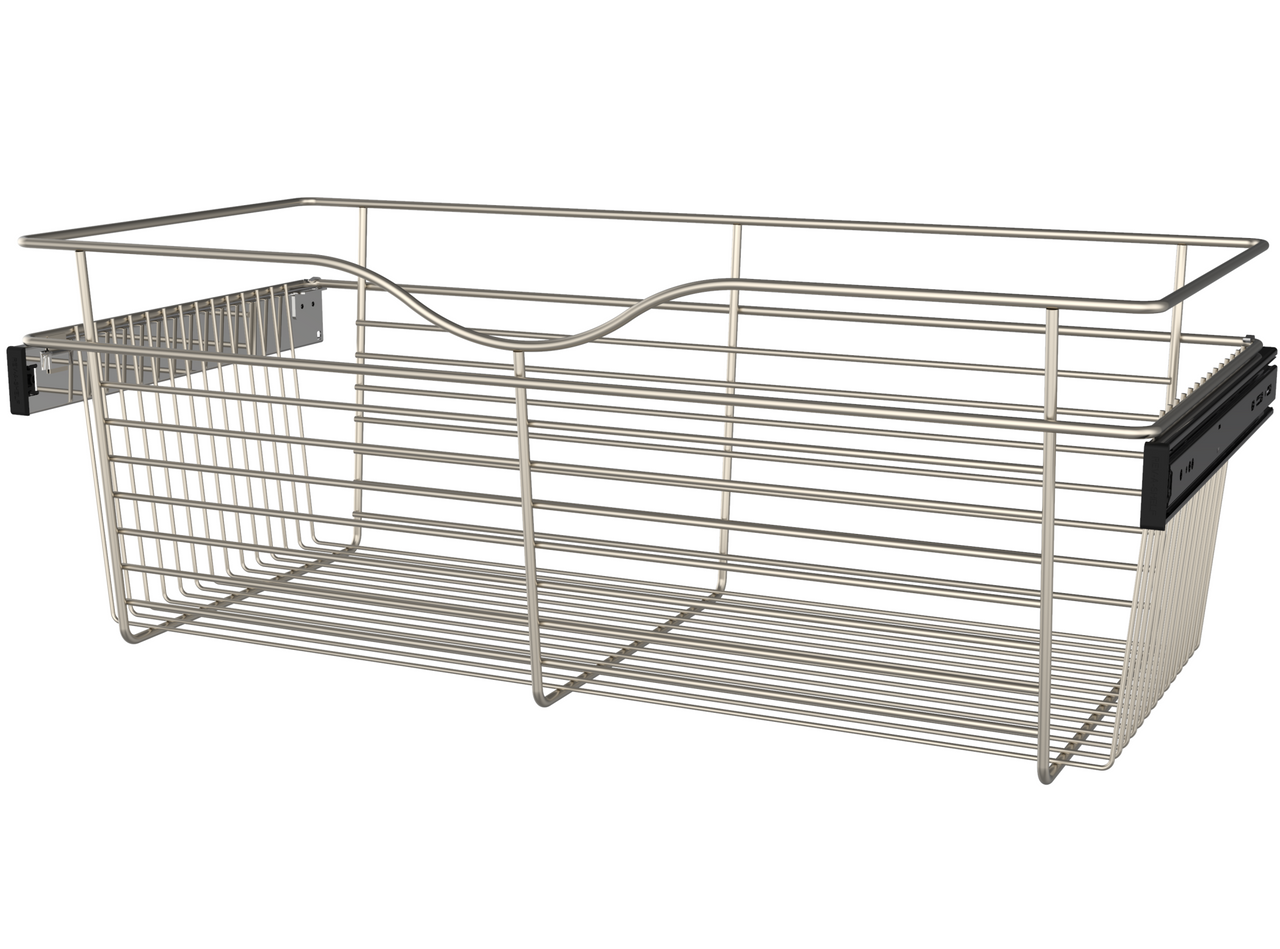 Rev-A-Shelf Wire Pull Baskets 30" Wide - 14" Deep - 3 Heights-3 Finishes