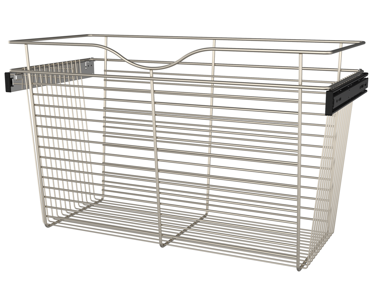 14 Inch Deep Closet or Kitchen Cabinet Heavy-Gauge Wire Baskets w/  Full-Extension Slides by Rev-A-Shelf