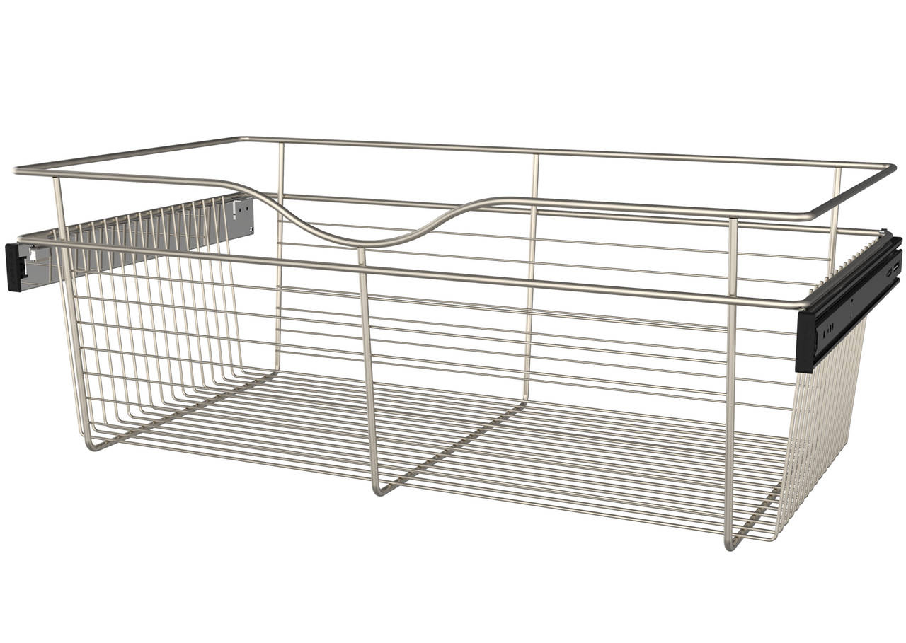 Rev-A-Shelf Wire Pull Baskets 30" Wide - 16" Deep - 3 Heights-3 Finishes
