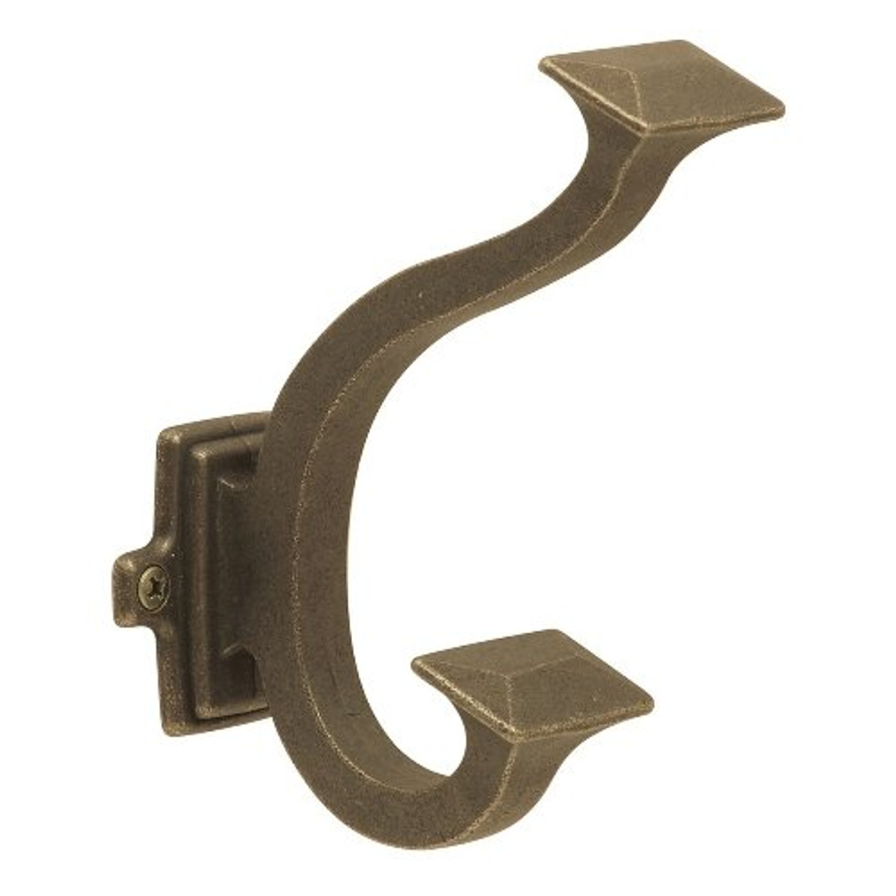 Hickory Hardware Bungalow Hook - Bright Nickel P2155-14