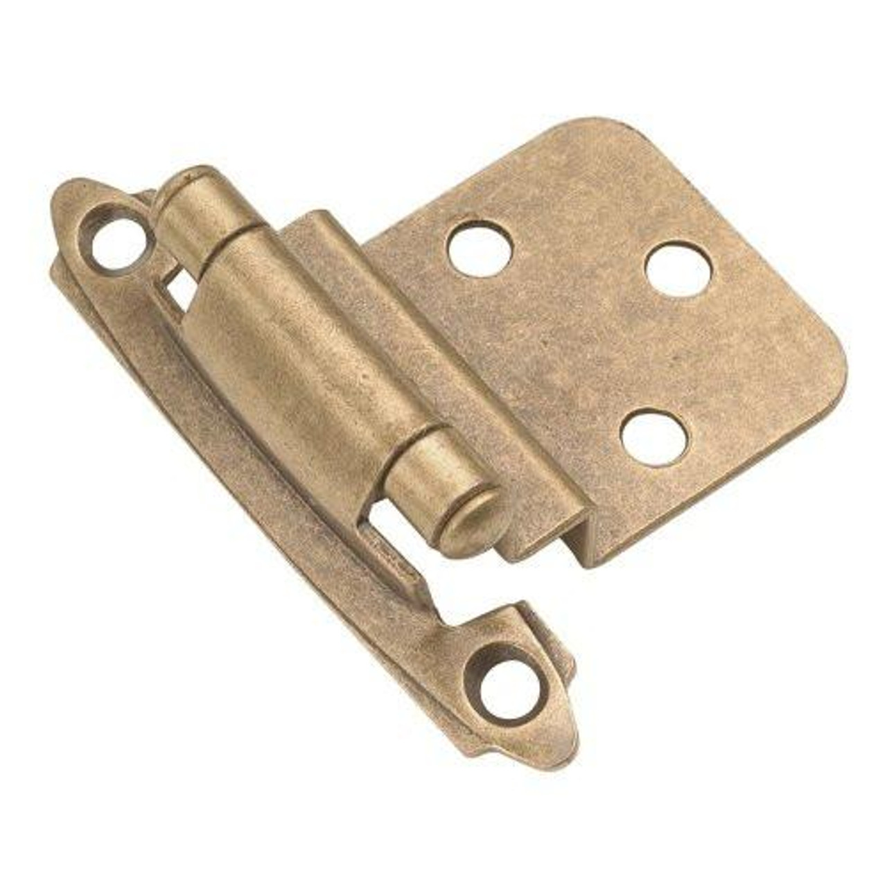  Hickory Hardware SURFACE SELF-CLOSING 3/8 IN. INSET HINGE (2-PACK) 