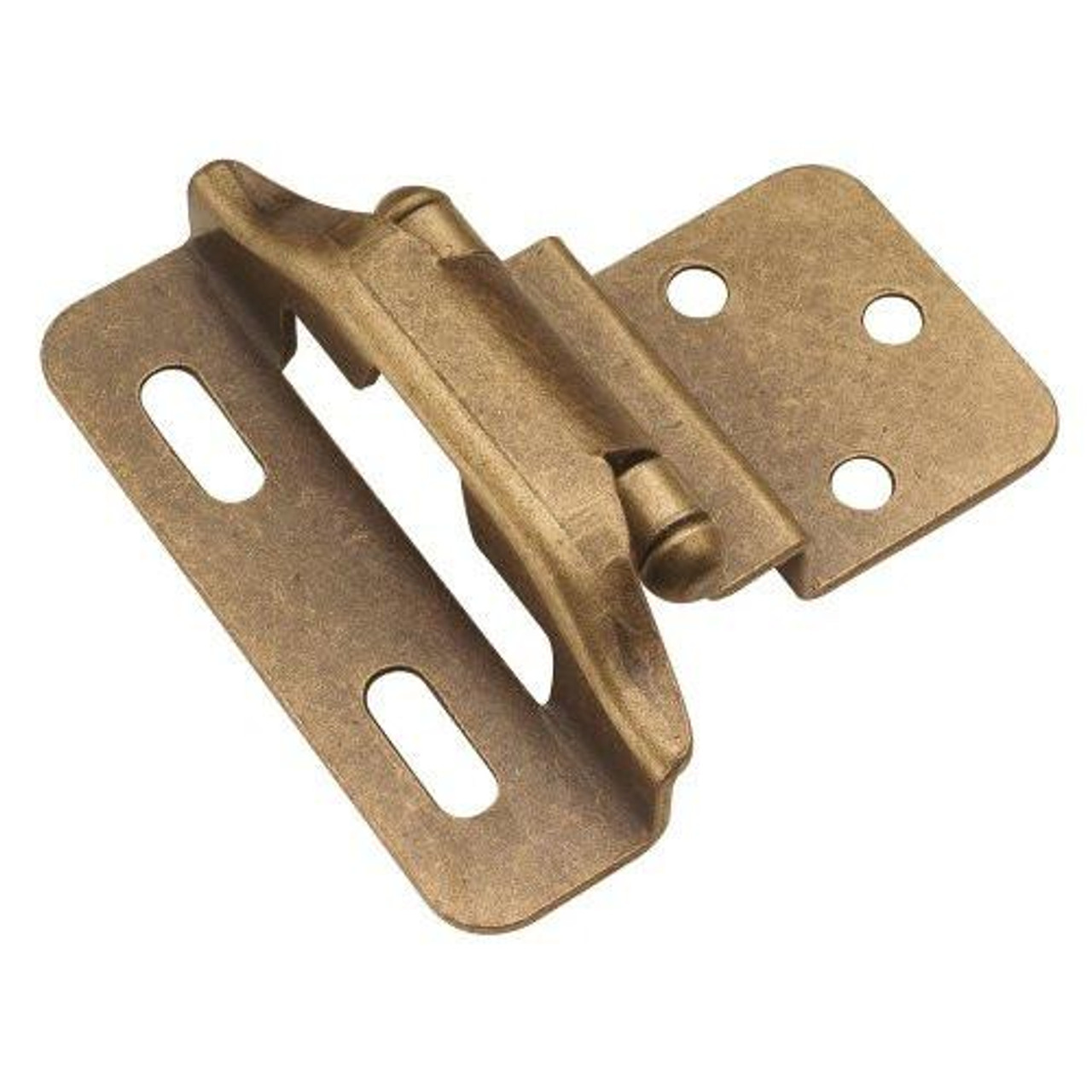  Hickory Hardware SEMI-CONCEALED 3/8 IN. OFFSET 1/4 IN. OVERLAY - Self Closing Cabinet Hinge 