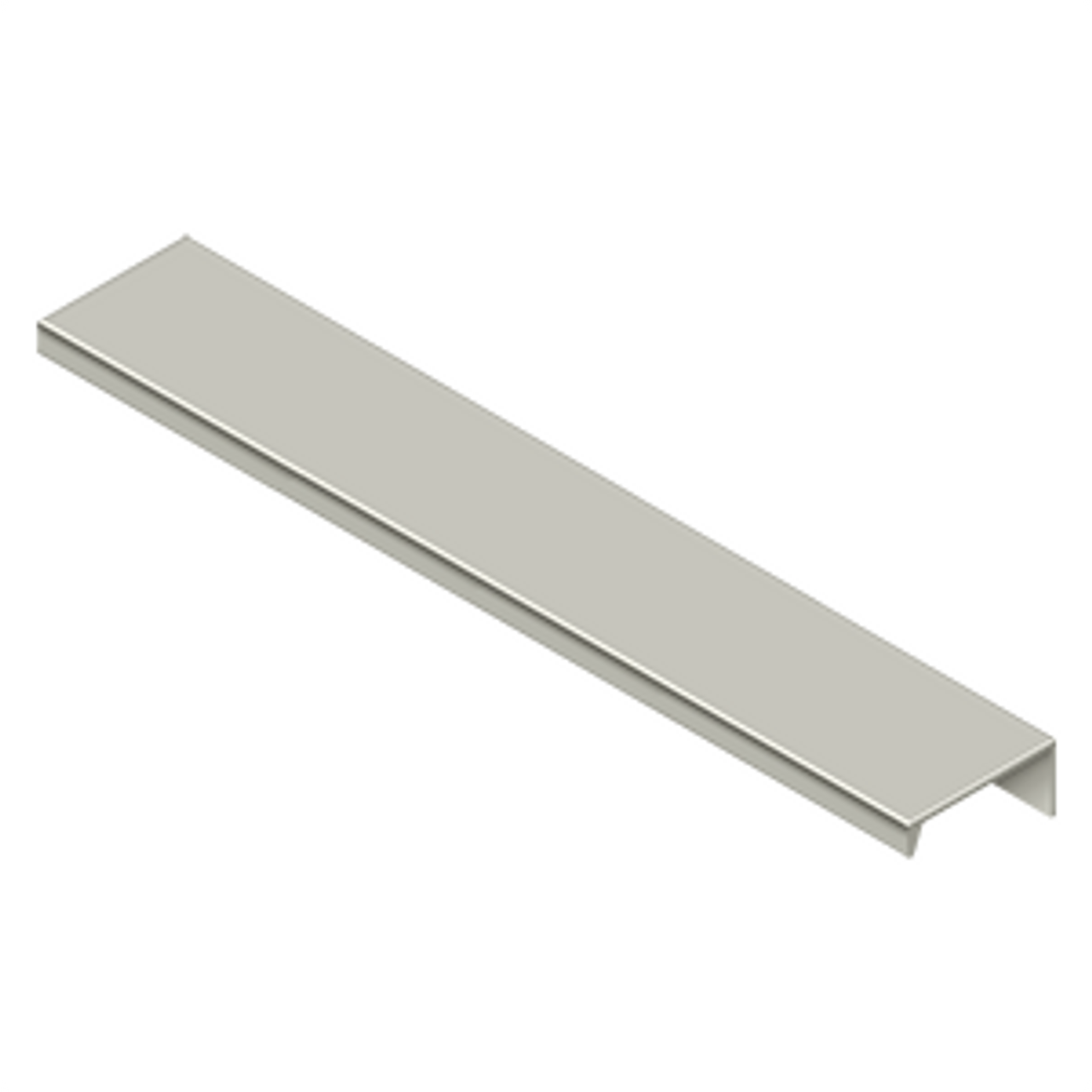 Deltana MODERN CABINET ANGLE PULL, 9-1/16", ALUMINUM