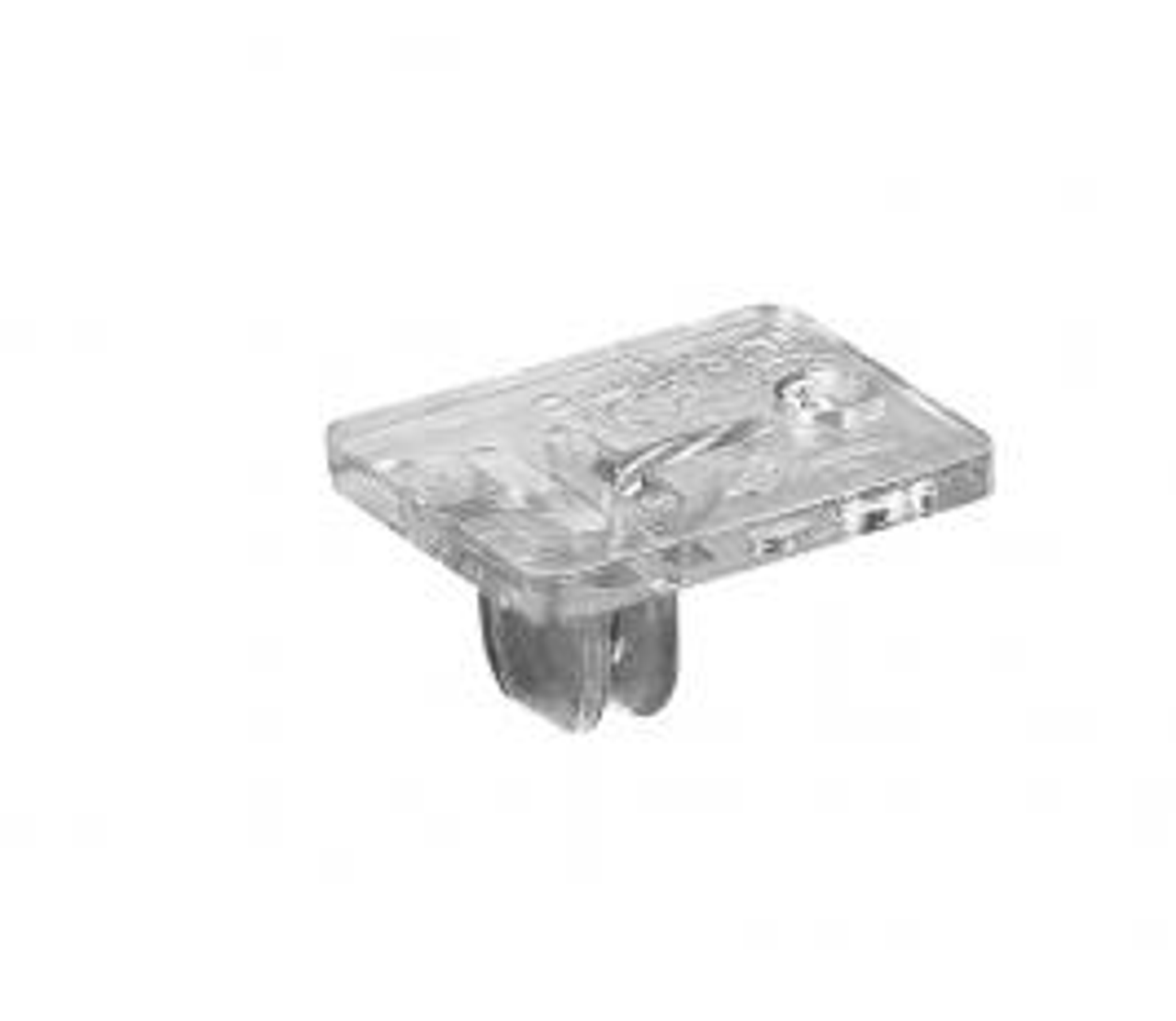 K-V Clear plastic OFFSET back rest for 180 Brackets