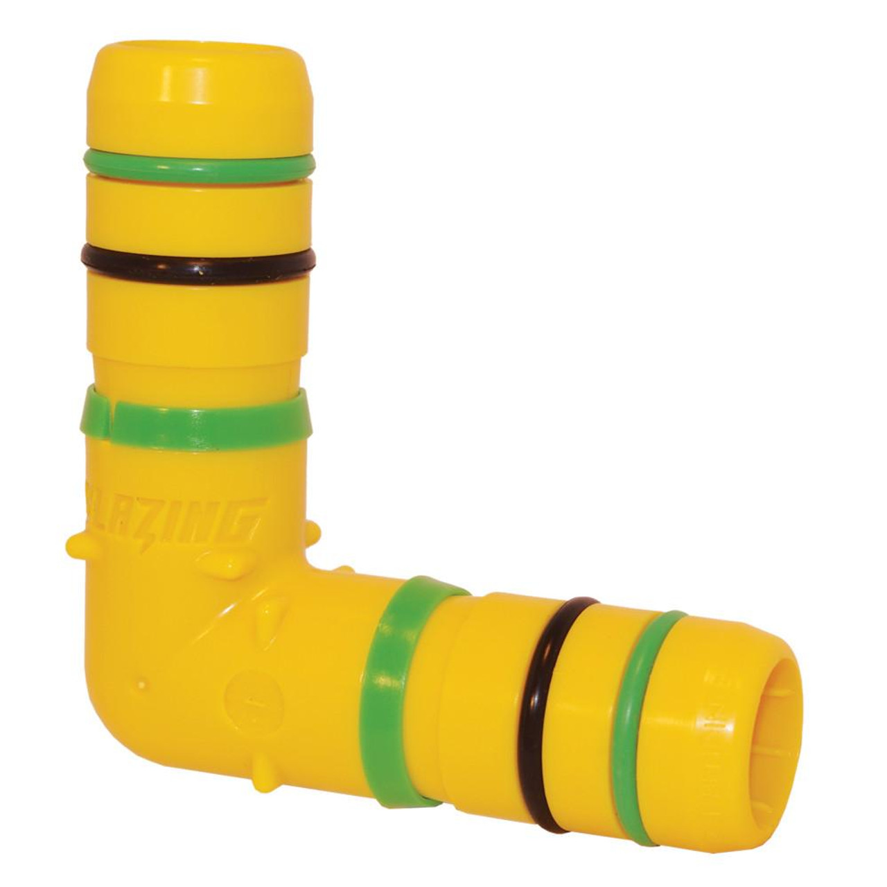 KING INNOVATION King Innovation 1" Poly Insert Elbow Fast Fitting BLZ1406-010 