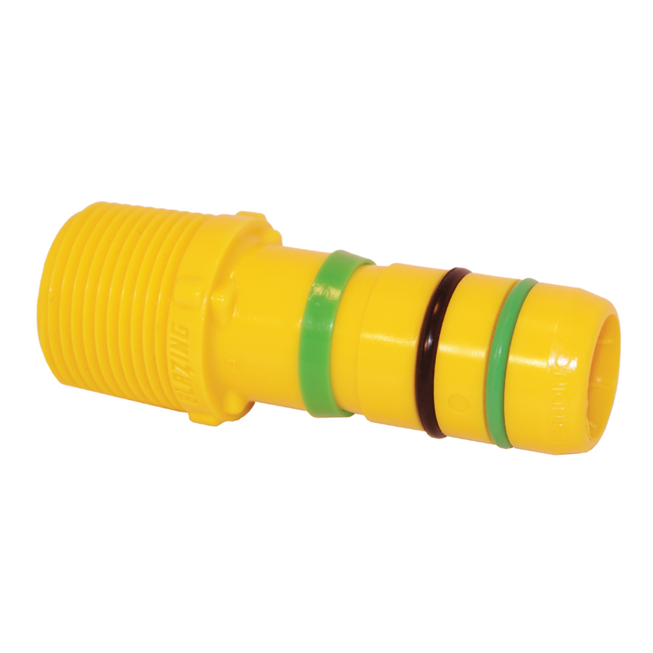 King InnovationÂ  1" x 1" MPT Insert Male Adapter- Fast Fitting BLZ1436-010