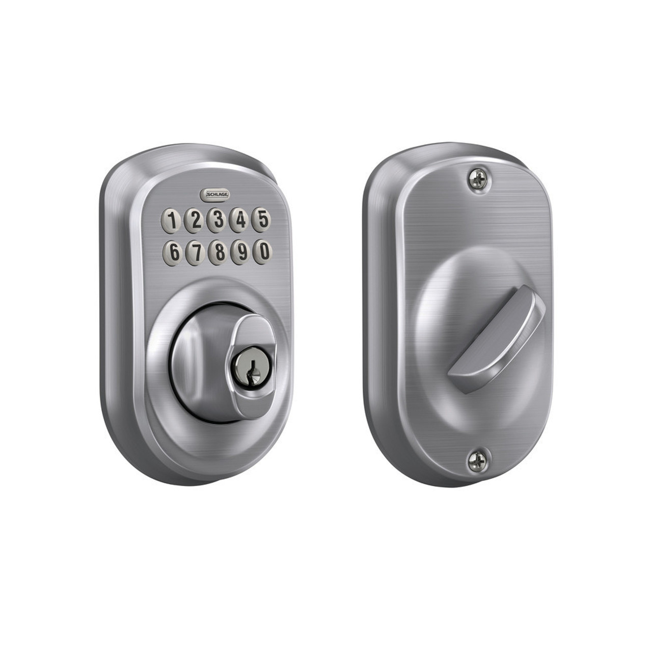 SCHLAGE BE365F SCHLAGE Electronic Keypad Deadbolt 3 Hour Fire Rated UL
