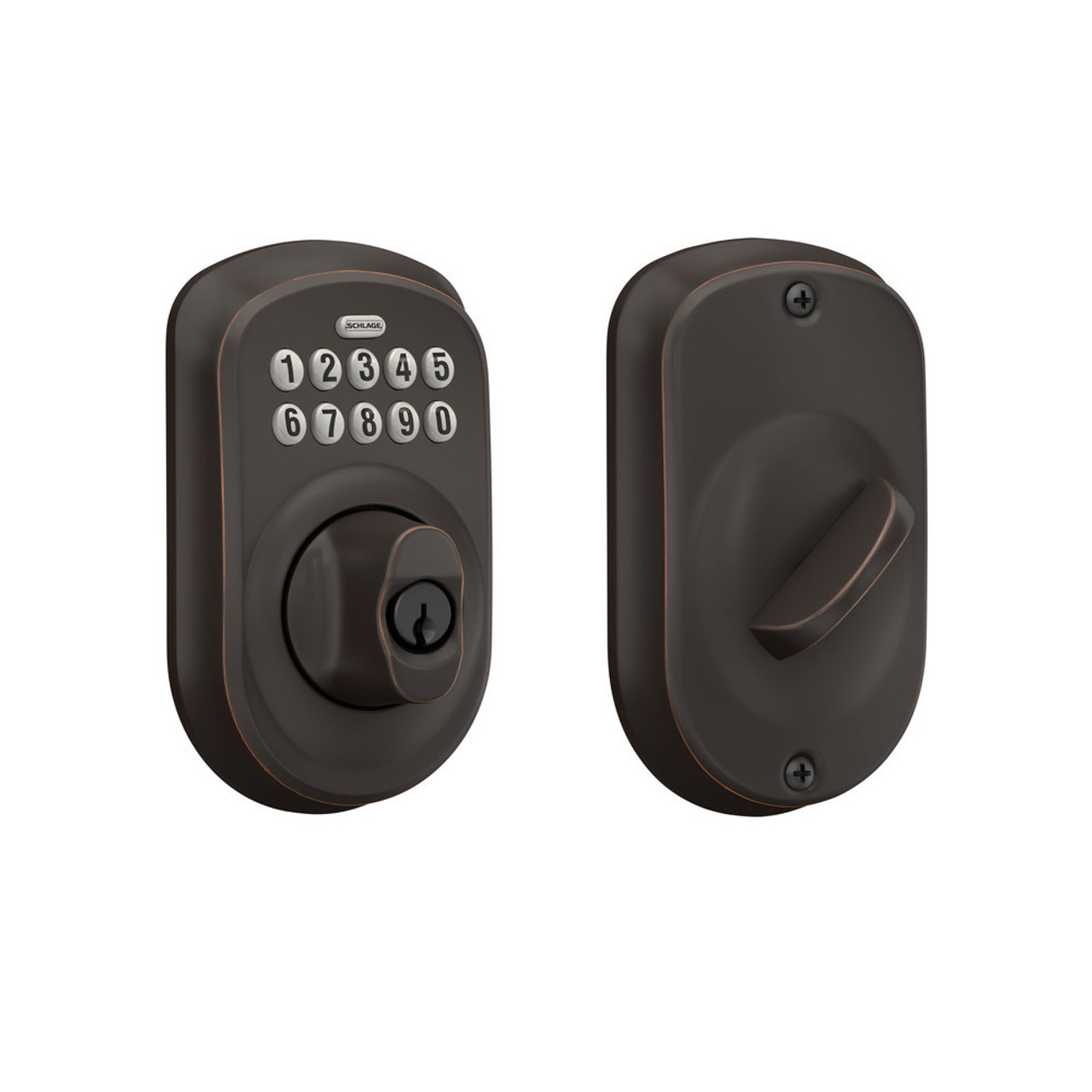 SCHLAGE BE365F SCHLAGE Electronic Keypad Deadbolt 3 Hour Fire Rated UL
