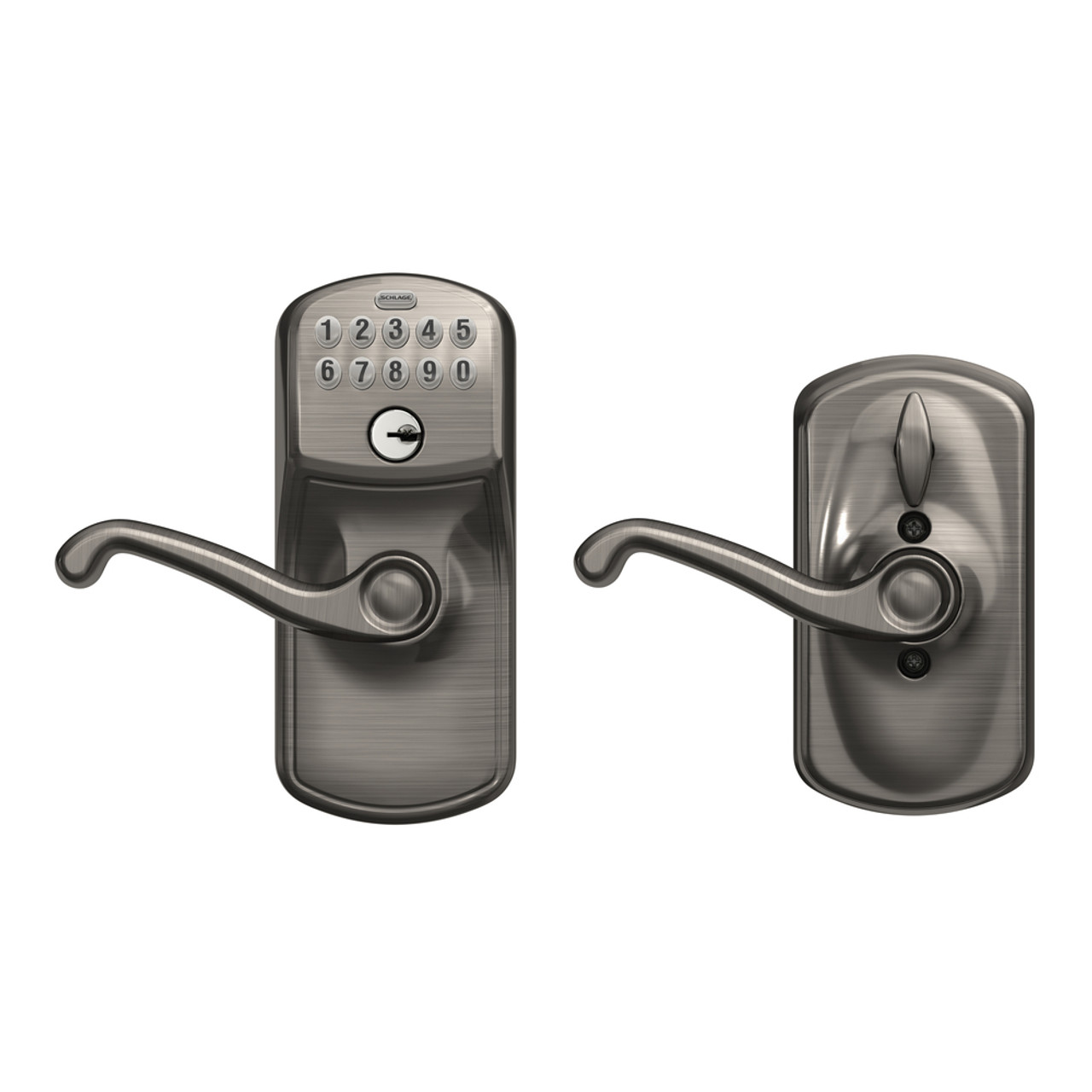 Schlage FE595 - Keypad Entry with Flex-Lock Plymouth Housing Flair Lever