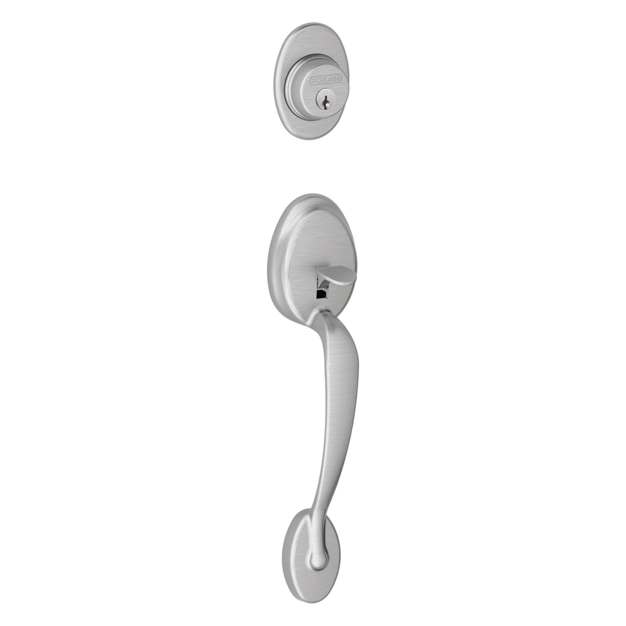 Schlage F58PLY Handleset/Entrance Lock Exterior Plymouth Series