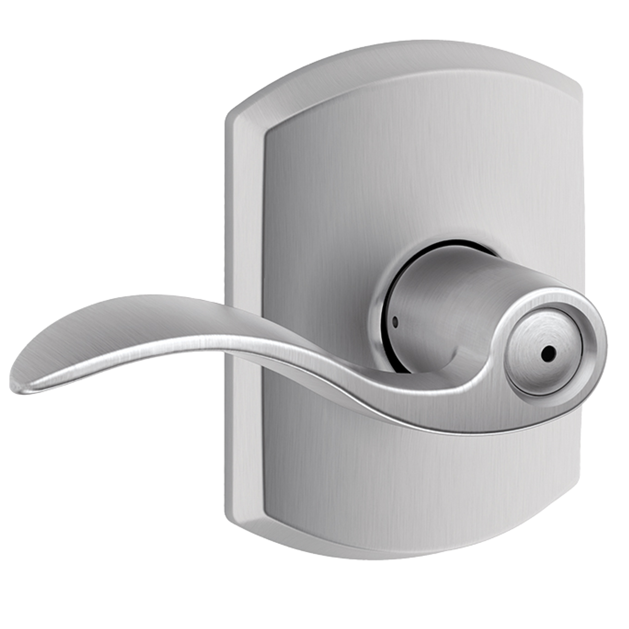 Schlage Privacy Accent Lever Door Lock with Greenwich Trim