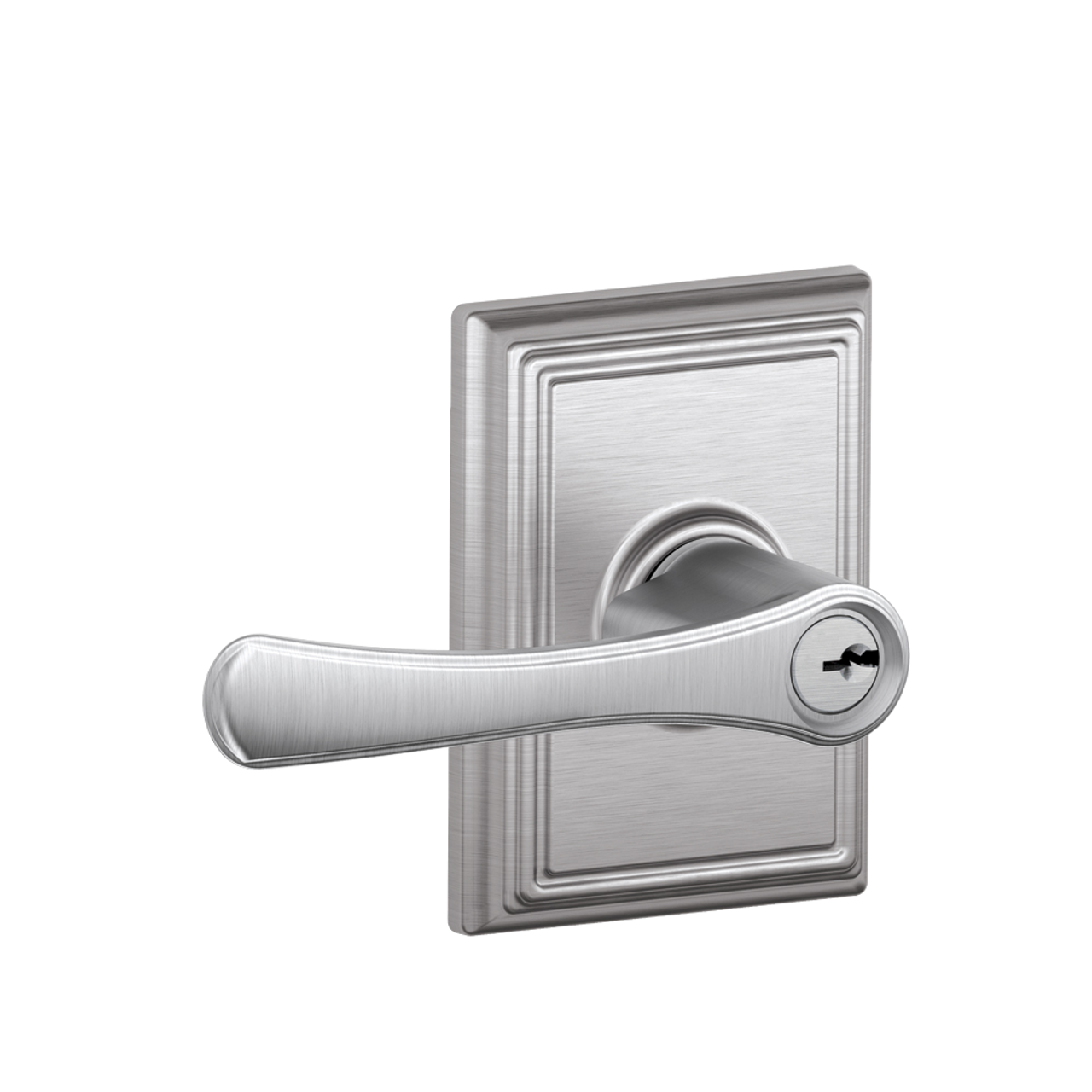 Schlage Keyed Entry Avila Lever Door Lock with Addison Trim