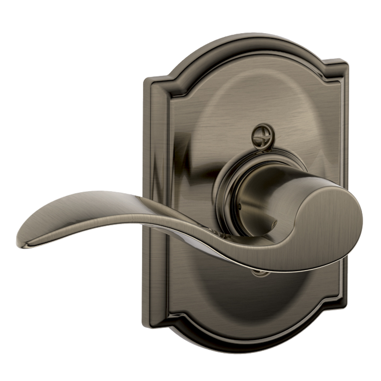 Schlage Accent Lever Non-turning Lock Camelot Trim