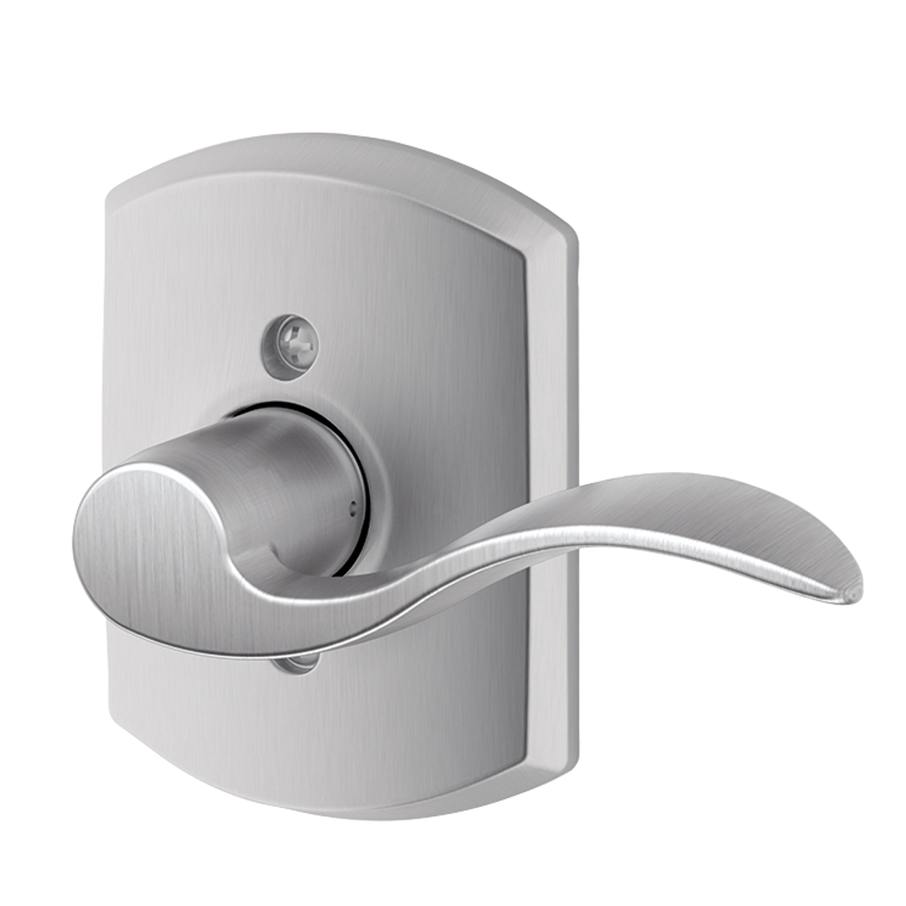 Schlage Accent Lever Non-turning Lock with Greenwich Trim