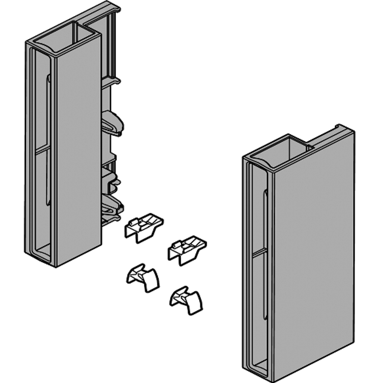 Blum Z36D0080 Gallery Bracket Set