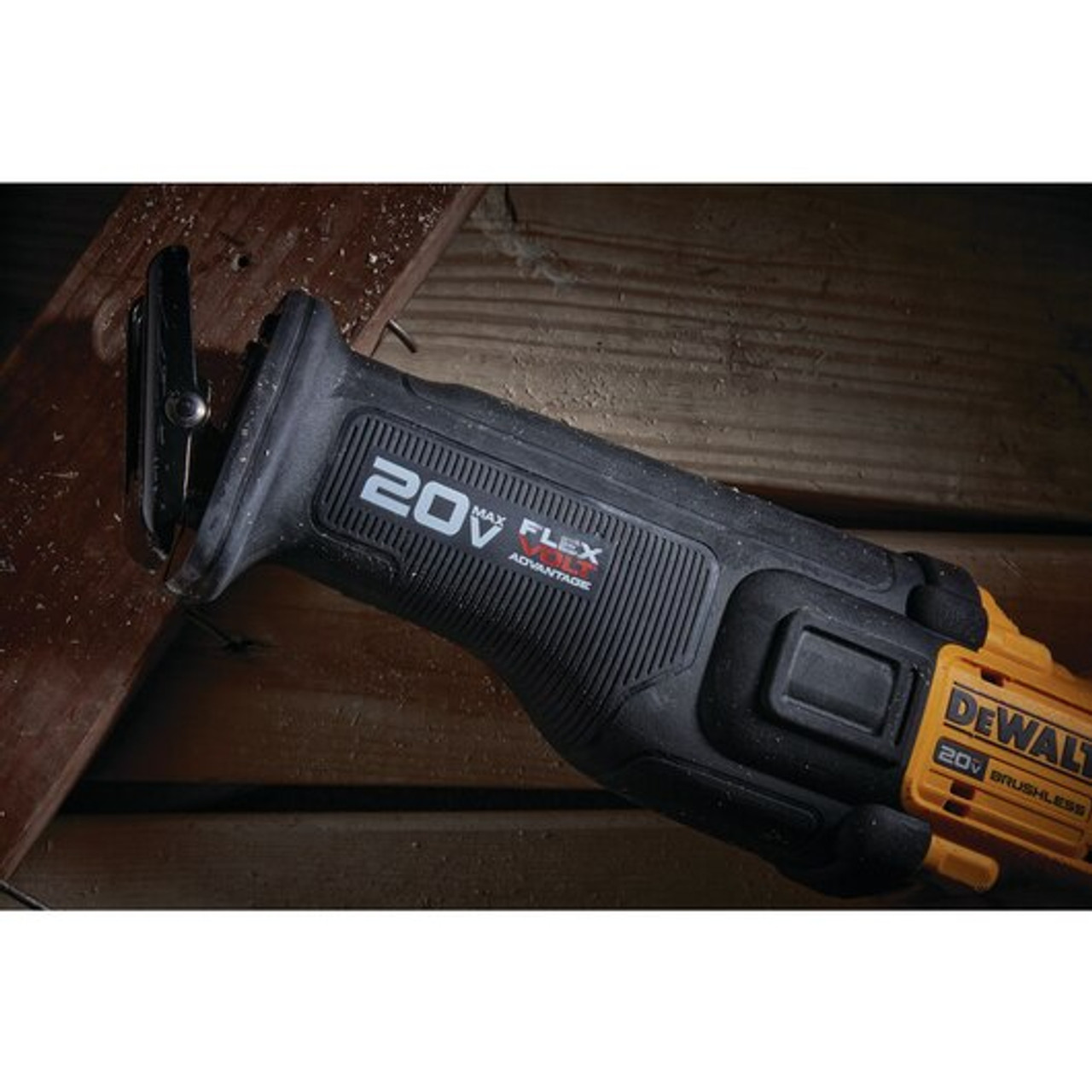 DeWALT 20V MAX* Brushless Cordless Reciprocating Saw With FLEXVOLT ADVANTAGEâ„¢ (Tool Only) DCS386B