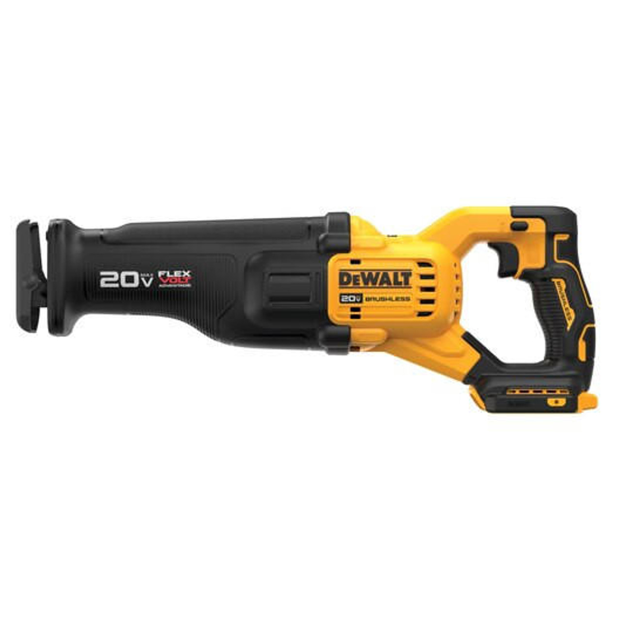 Dewalt DeWALT 20V MAX* Brushless Cordless Reciprocating Saw With FLEXVOLT ADVANTAGEâ„¢ (Tool Only) DCS386B 
