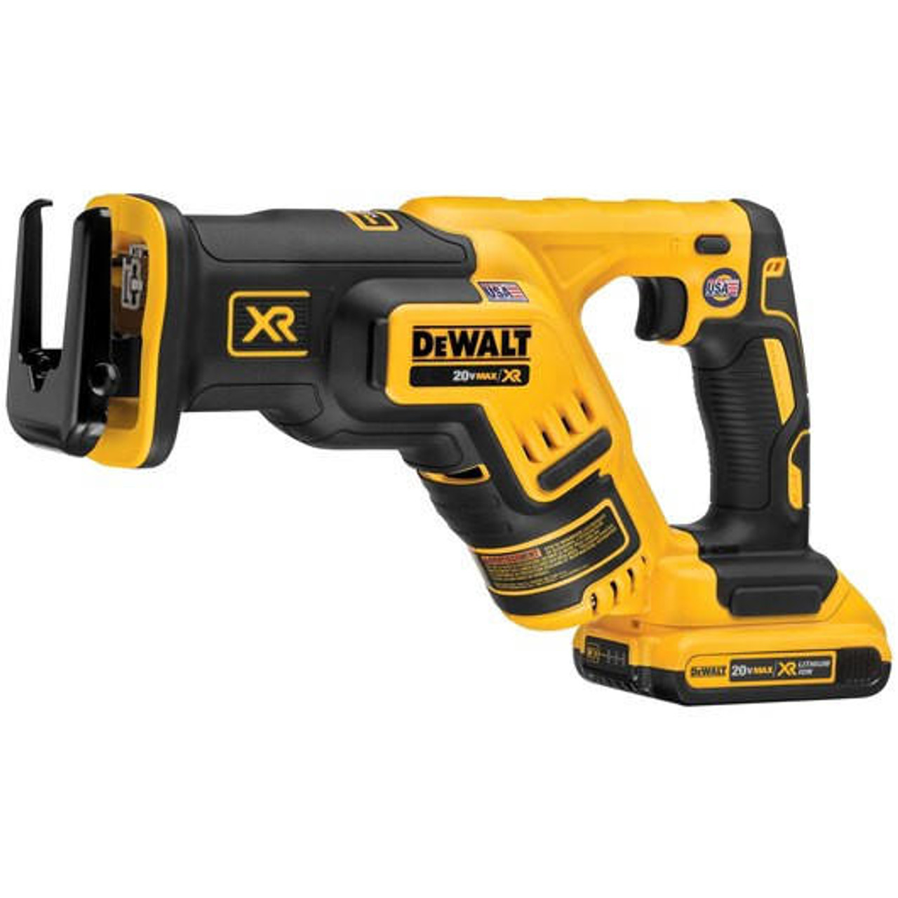 Dewalt DeWALT 20V MAX* XR® Brushless Compact Reciprocating Saw Kit (2.0 Ah) DCS367D1 