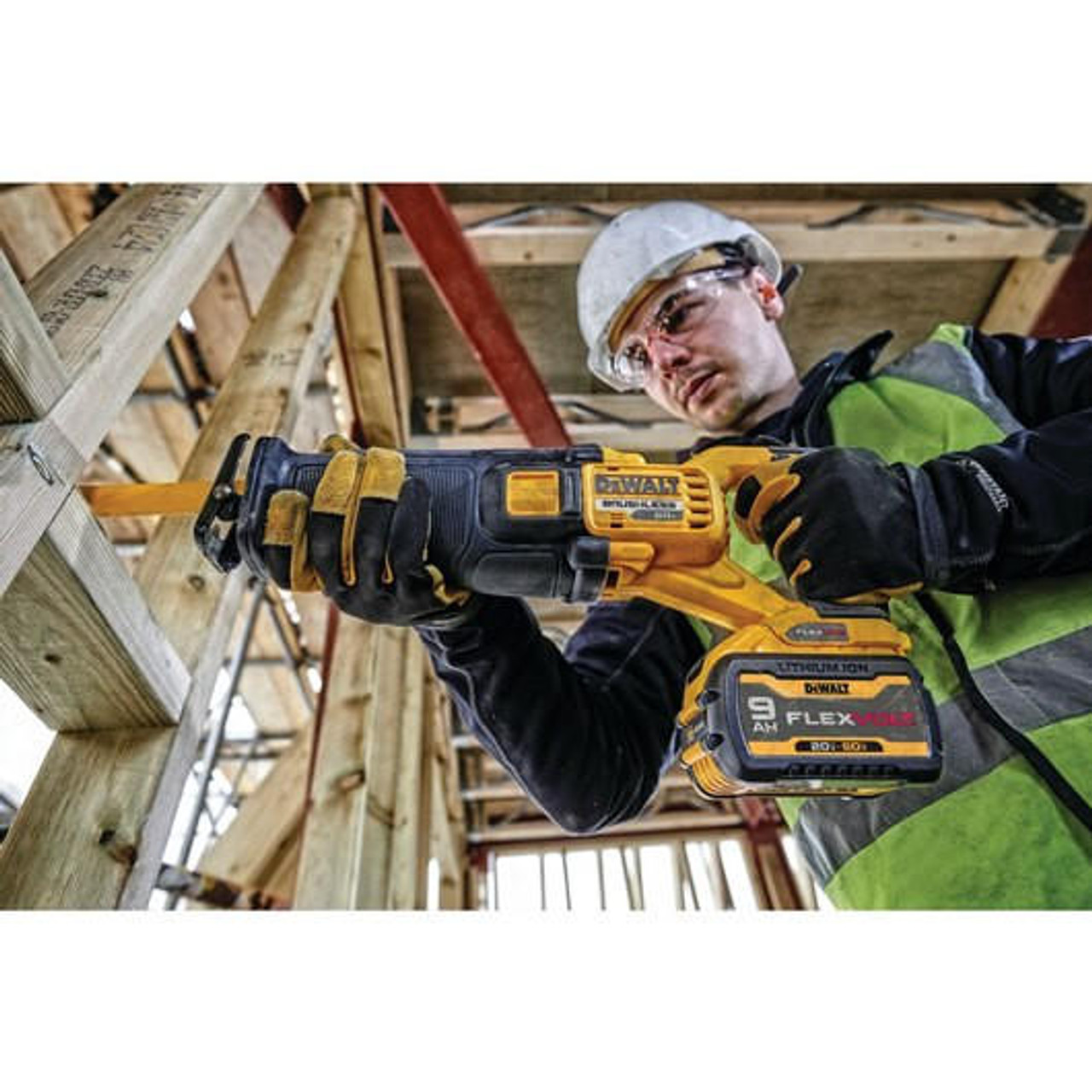 Dewalt DeWALT FLEXVOLTÂ® 60V MAX* Brushless Cordless Reciprocating Saw Kit DCS389X2 