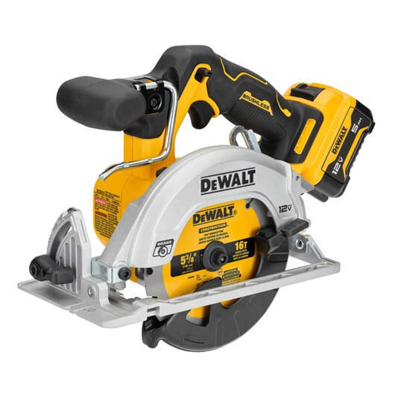 Dewalt DeWALT XTREMEâ„¢ 12V MAX* 5-3/8 in. Brushless Cordless Circular Saw Kit DCS512J1 