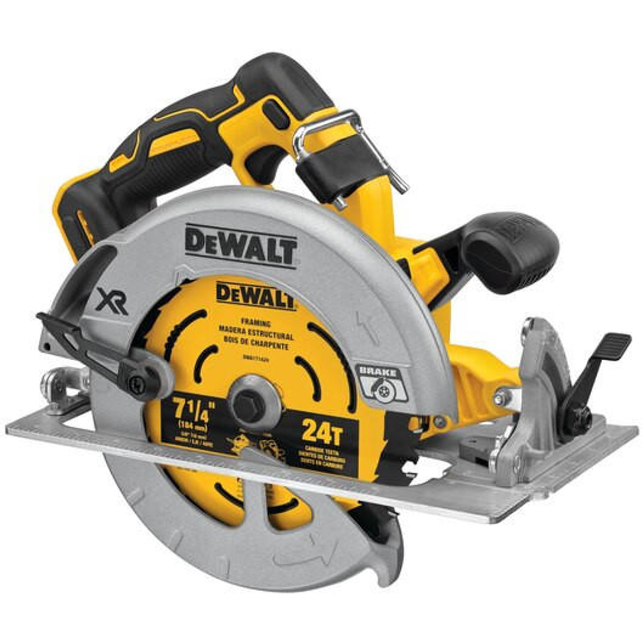 Dewalt DeWALT 20V MAX* XRÂ® 7-1/4 in. Brushless Circular Saw POWER DETECTâ„¢ Tool Technology DCS574B 