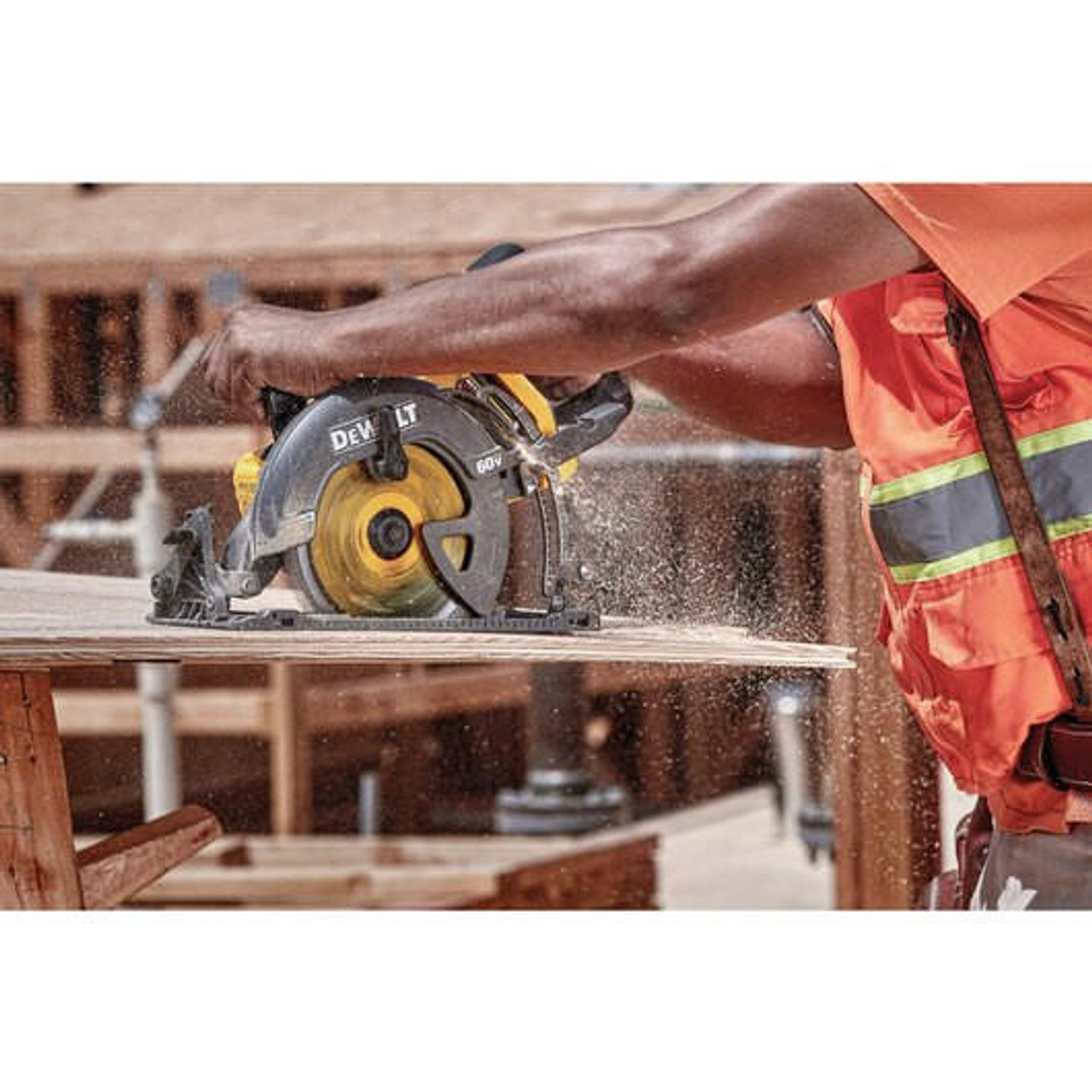 Dewalt DeWALT FLEXVOLTÂ® 60V MAX* 7-1/4 in Cordless Worm Drive Style Saw (Tool Only) DCS577B 