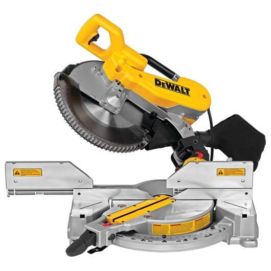 Dewalt DeWALT 15 Amp 12 in.Corded Electric Double-Bevel Compound Miter Saw DWS716 