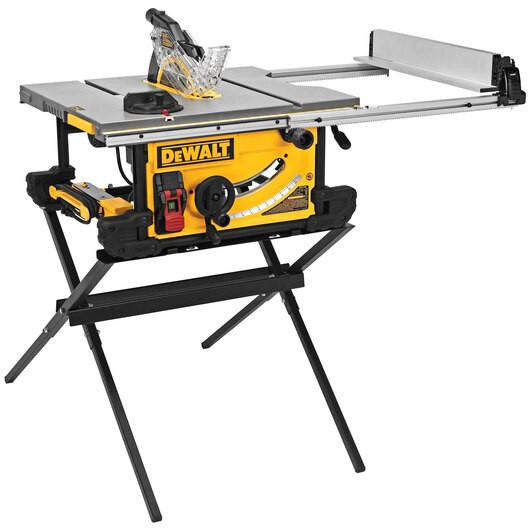 DeWALT 10 in. Table Saw with Scissor Stand DWE7491X