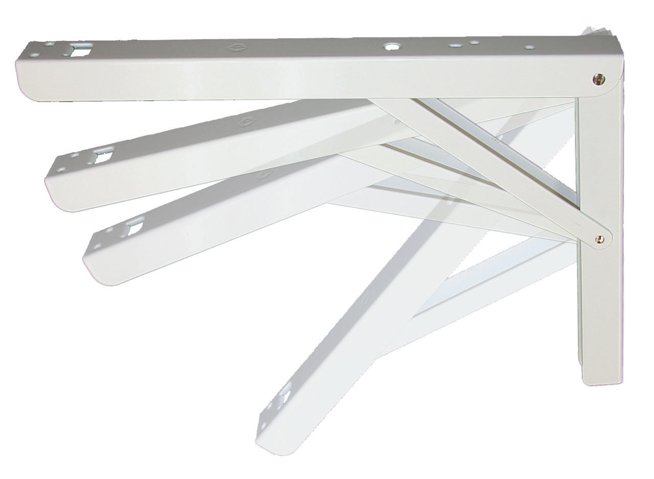  Knape & Vogt 206 Series Extra-Duty Folding L-Bracket 