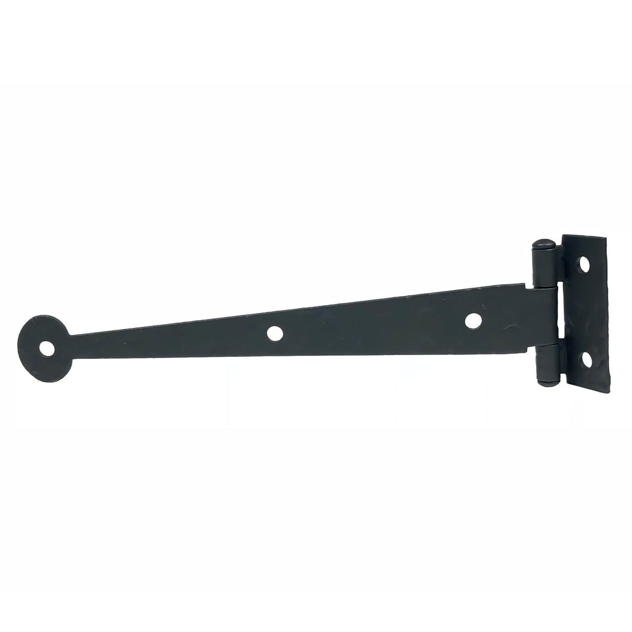  Acorn 6" Rough Iron Bean Cabinet Strap Hinges, 3/8" offset, Pair. RIYBQ 