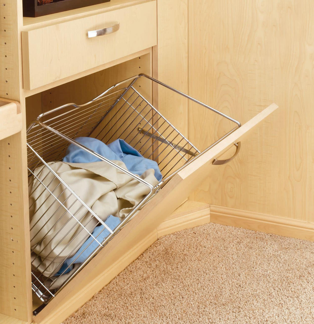 Rev-A-Shelf Wire Tilt-Out Hamper CTOHB-161319-CR-52