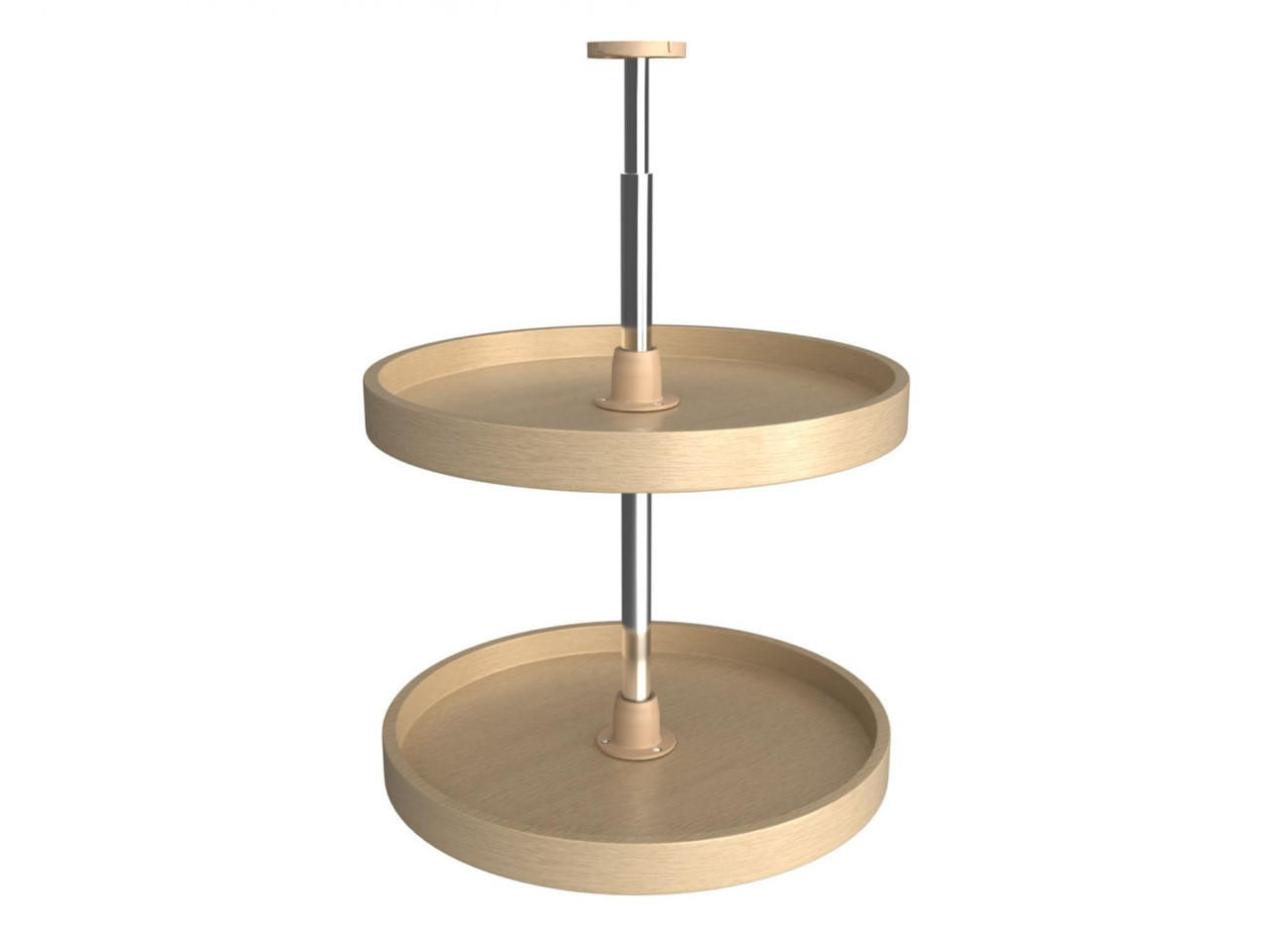  Rev-A-Shelf (2) Shelf Banded Wood Full Circle Lazy Susan LD-4BW-062 Series 