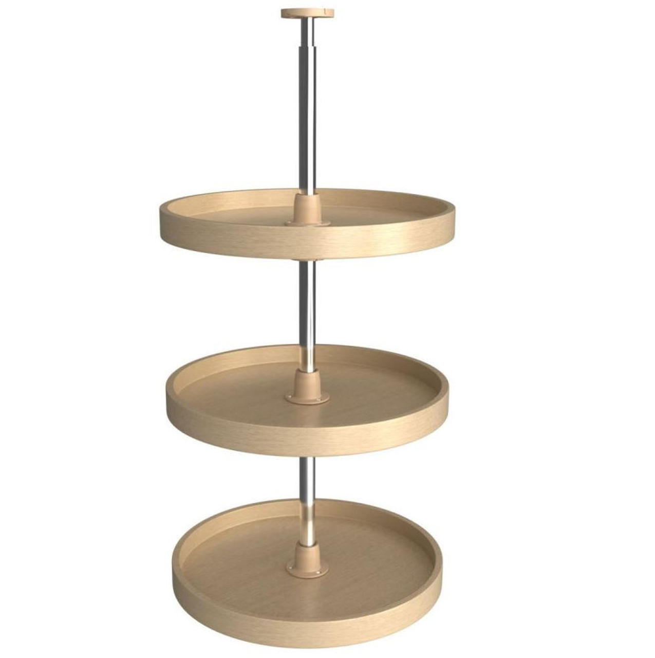  Rev-A-Shelf (3) Shelf Banded Wood Full Circle Wall Lazy Susan LD-4BW-063 Series 
