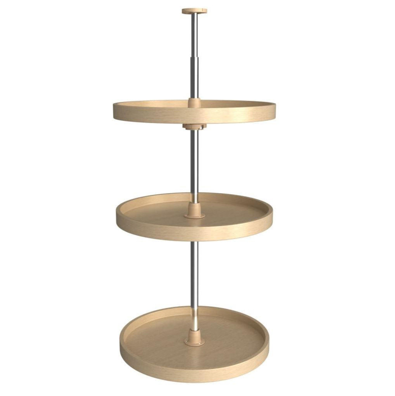  Rev-A-Shelf (3) Shelf Banded Wood Full Circle Wall Lazy Susan LD-4BW-063 Series 