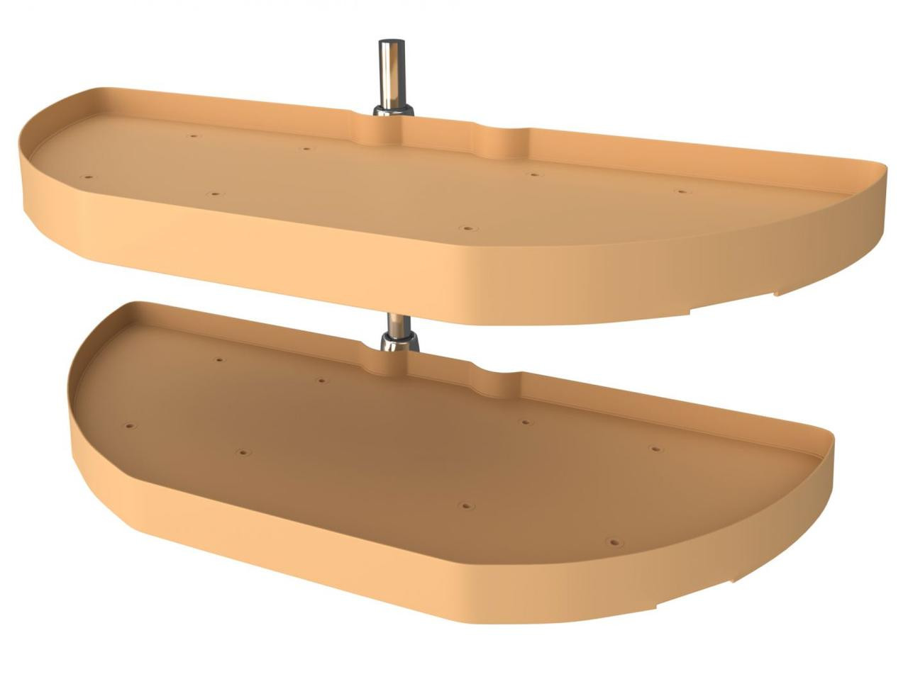  Rev-A-Shelf 2 Shelf Polymer half moon organizers for base blind corners 6882 Series 