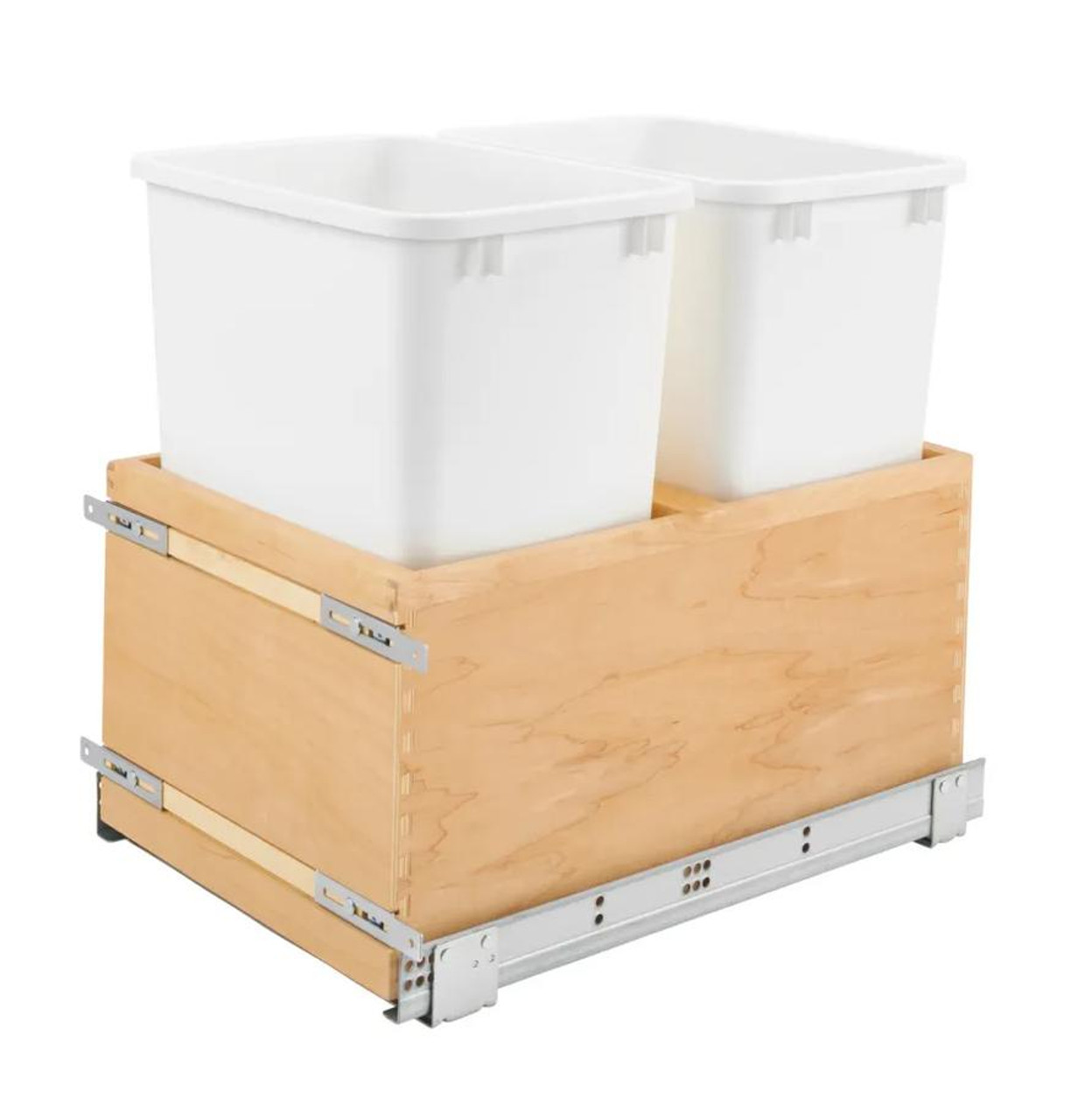  Rev-A-Shelf 35 Quart (2) Container 4VLWCSC Series Waste Container 4VLWCSC-1835DM-2 