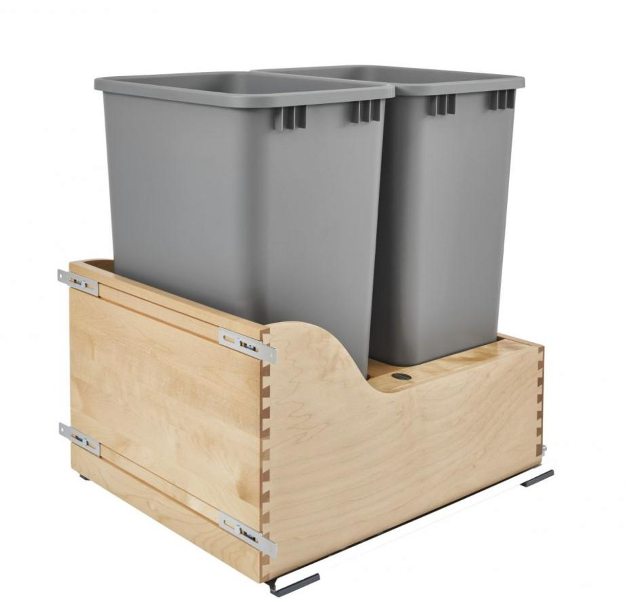  Rev-A-Shelf Maple Bottom Mount Waste Container w/SERVO-DRIVE 4WCSD Series 