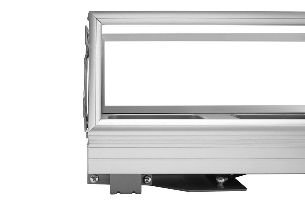 Rev-A-Shelf Rev-a-shelf Double 50 Qt. Pull-Out Brushed Aluminum and Silver Waste Container with Rev-A-Motion 5149-2150DM-217 