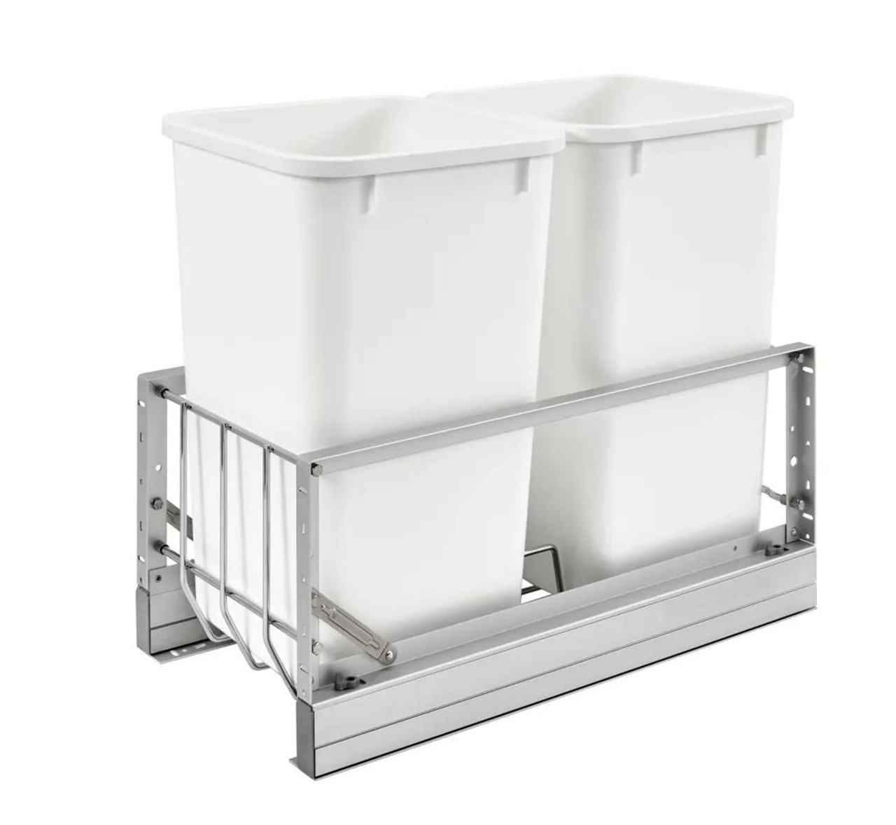 Rev-A-Shelf Rev-a-shelf Double 27 Qt. Pull-Out 3 Colors Waste Container 5349-1527DM 