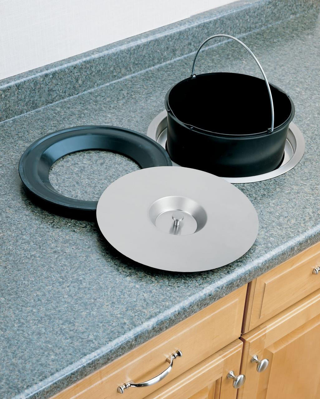 Rev-A-Shelf Rev-a-shelf Counter Top Mount Waste Container 8-060-11SS 