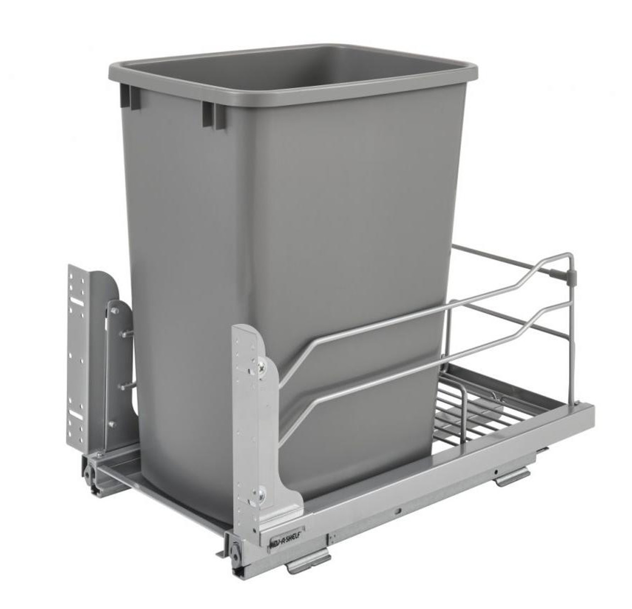 Rev-A-Shelf Rev-a-shelf Steel Bottom Mount Waste Container Single 35 Qt with Soft-Close 3 Colors to Choose From 53WC-1535SCDM Series 