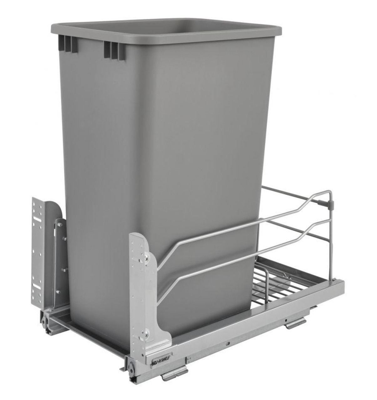 Rev-A-Shelf Rev-a-shelf Steel Bottom Mount Waste Container Single 50 Qt with Soft-Close 3 Colors to Choose From 53WC-1550SCDMM Series 