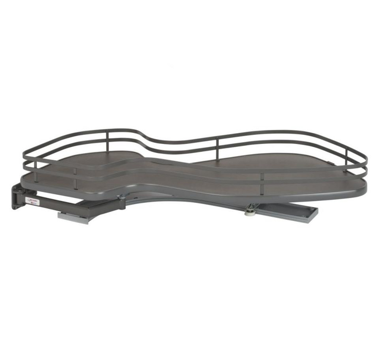 Rev-A-Shelf Rev-a-shelf Chrome Solid Bottom Single Shelf for Blind Corner Cabinet 3 Colors for 15"- 18" - 21" Opening 5371 Series 