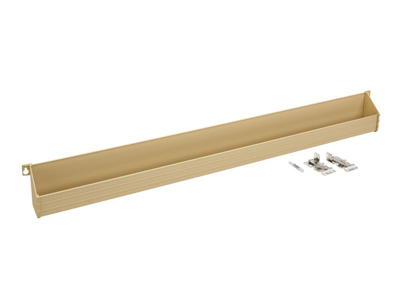 Rev-A-Shelf Rev-a-shelf 36 in. White or Almond Polymer Slim Series Tip Out Sink Front Tray with 2 Sets of Hinges and End Caps 6551-36-xx-52 Series 