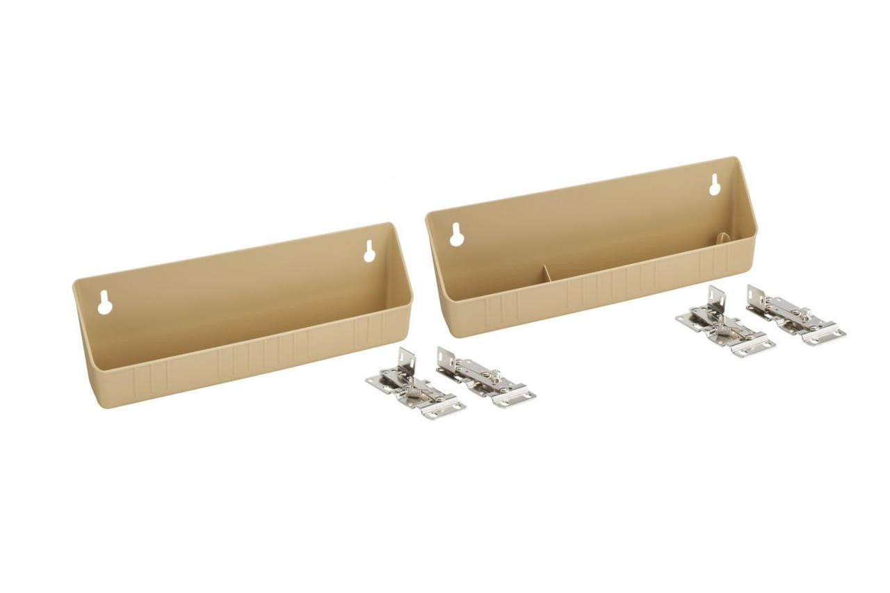 Rev-A-Shelf Rev-a-shelf 11" or 14" White or Almond Polymer White or Almond Polymer Tip Out Sink Front Trays and Hinges 6572 Series 